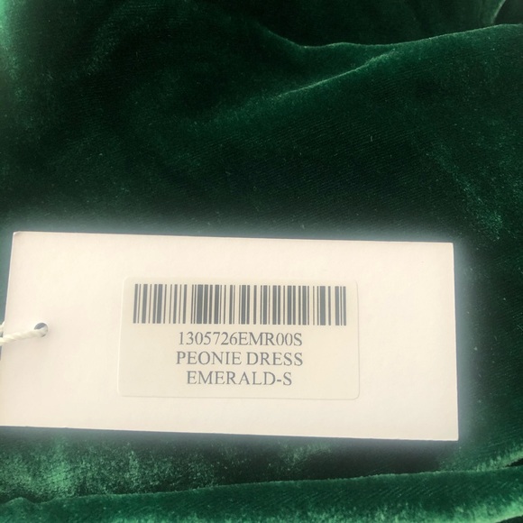 Reformation Peonie Dress Emerald - Picture 11 of 12